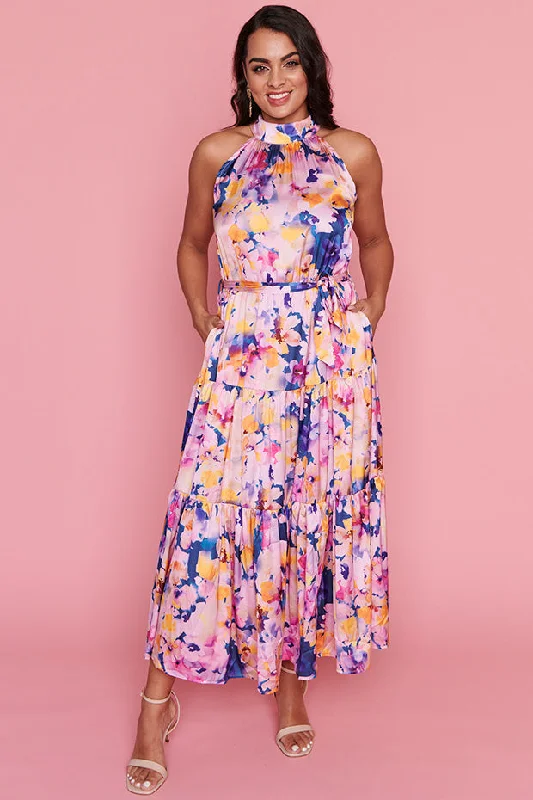 Price Cut Alert Piper Watercolour Rose Party Dress