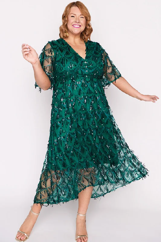 Special Price Drop Wonderful Forest Green Party Dress