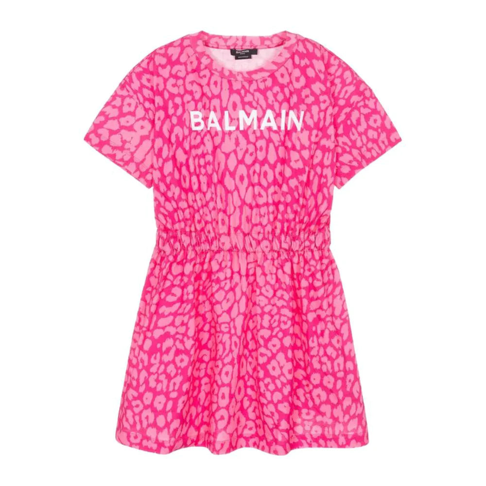 Get It Now Pink Leopard Dress