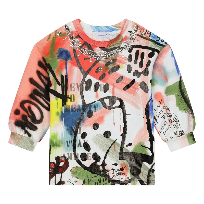 Hot Picks Multicolor Sprayed Dress