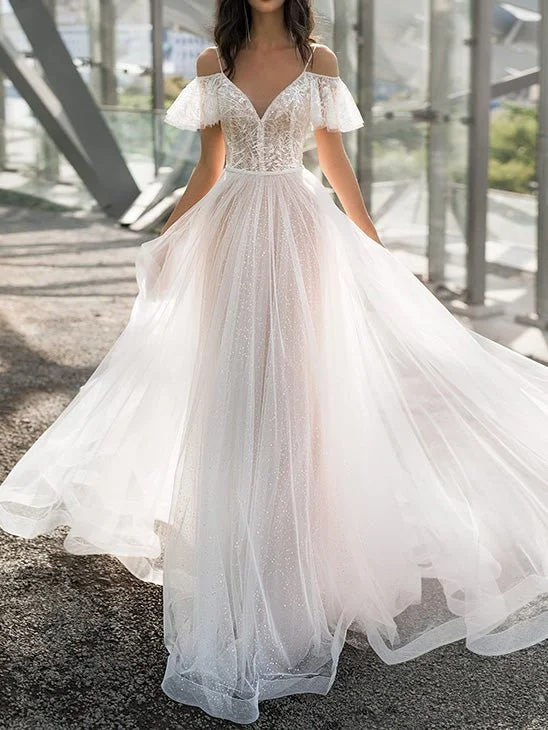 Limited Stock Dresses Sling V-Neck Lace Off-The-Shoulder Party Dress for Women