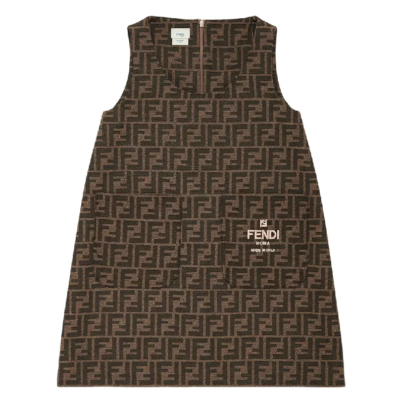 Price Slash Brown Allover FF Print