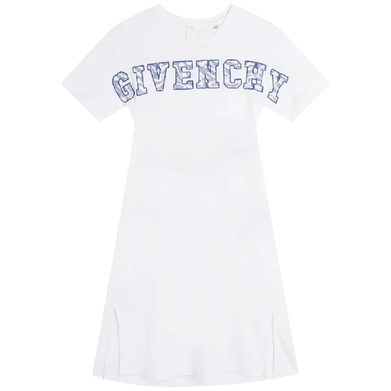 Weekend Bargain Time White Logo Dress