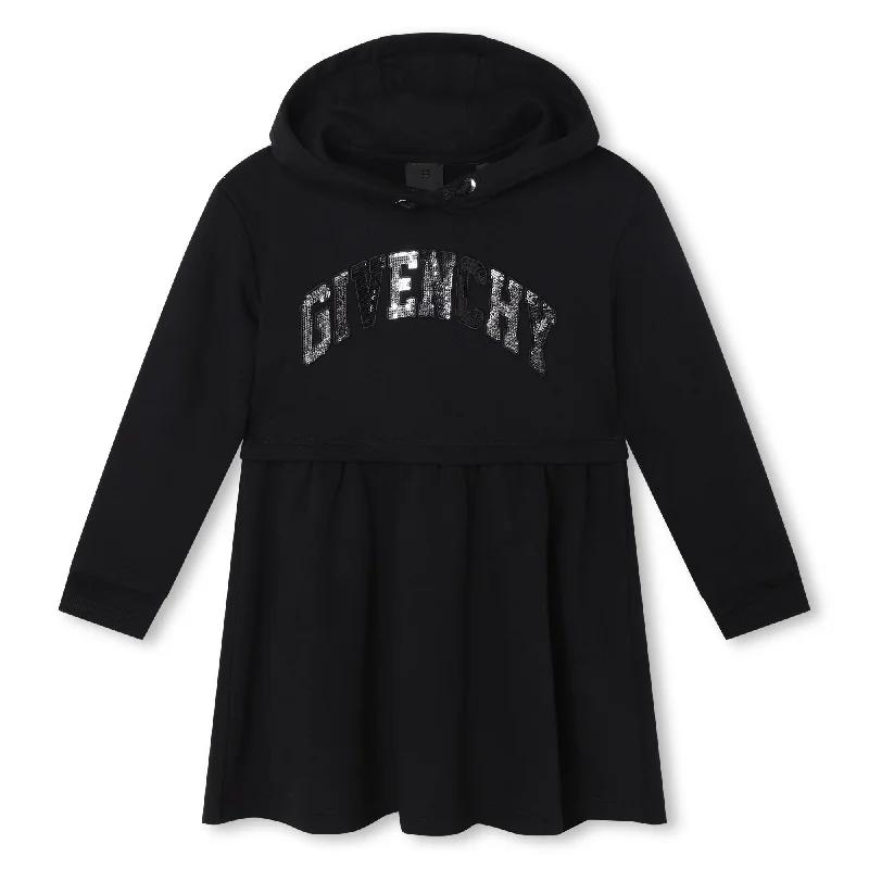 Best Price Ever Black Hooded Dress