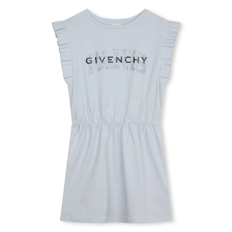 Limited Quantity Pale Blue Flounced Dress