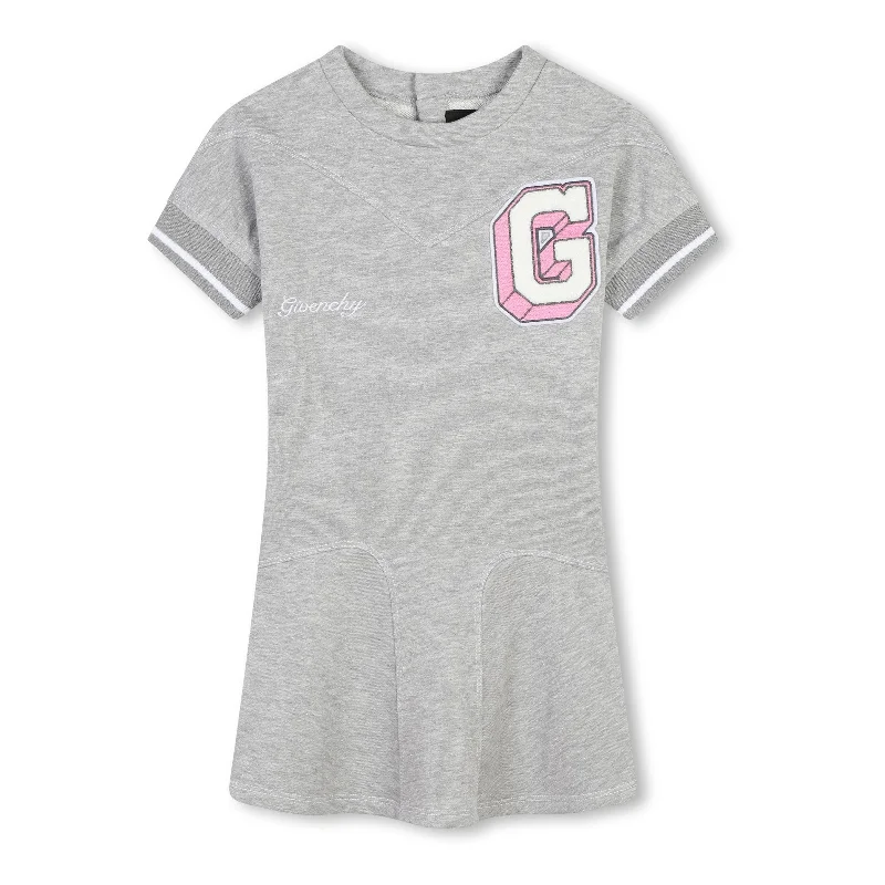 Exclusive Deals Gray Logo Dress
