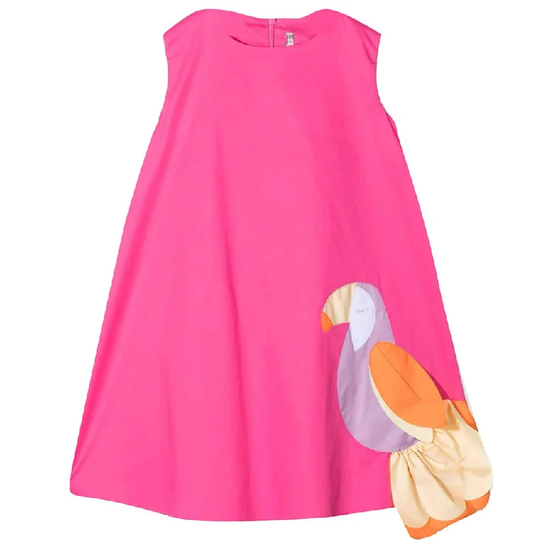 Weekend Shopping Madness Bright Pink Toucan Dress