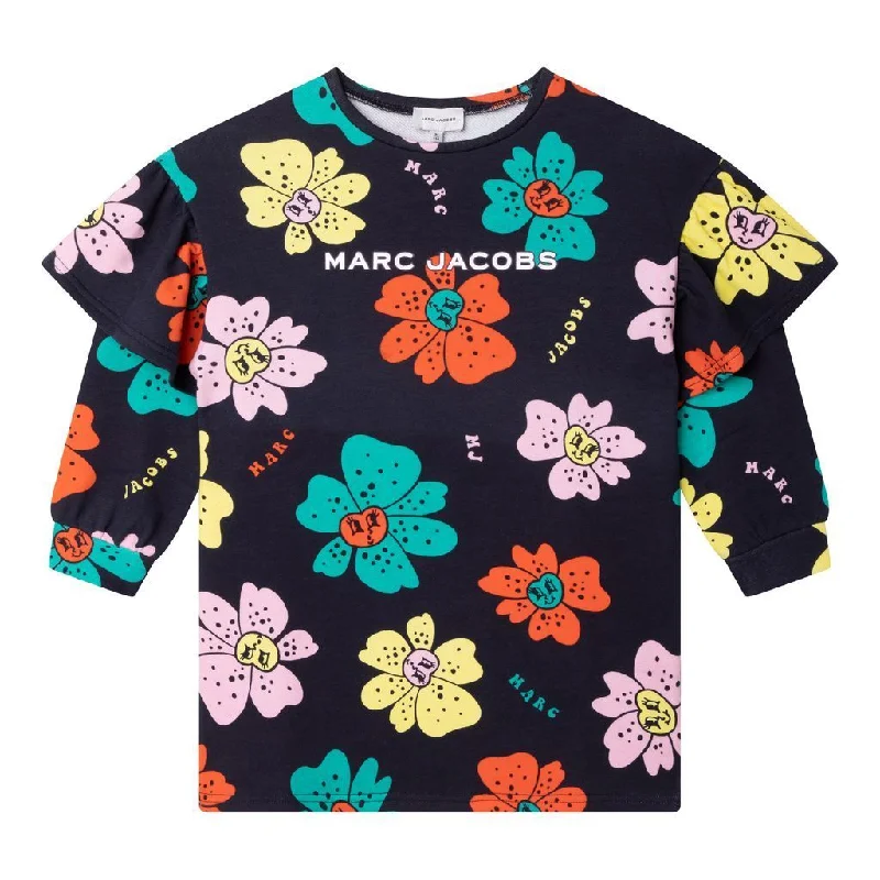 Super Deal Navy Logo Dress
