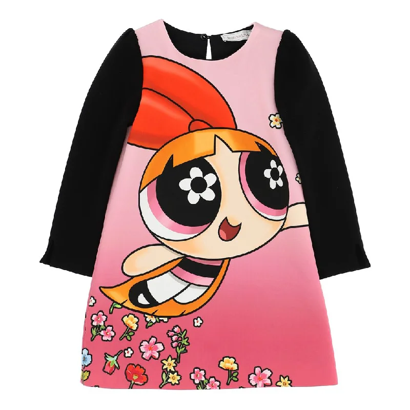 Limited Stock Powerpuff Girl Pink & Black Dress