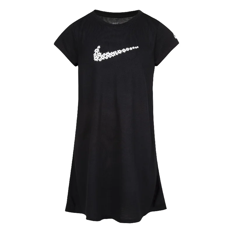 Weekend Massive Discounts Black Daisy Logo Dress